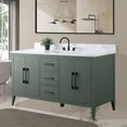 thumbnail image 2 of Vanity Art 60” Single Sink Bathroom Vanity Cabinet with Engineered Marble Countertop, 2 of 9