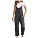 thumbnail image 2 of ICHUANYI Clearance Fashion Women Casual Cold Shoulder Jumpsuit Solid Suspender Jumpsuits Wide Pocket Leg Pant(Dark Gray, XL) ICHUANYI WER2023081110570, 2 of 7