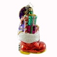 thumbnail image 2 of Christopher Radko Gifts To Boot Glass Ornament Santa Drum, 2 of 2