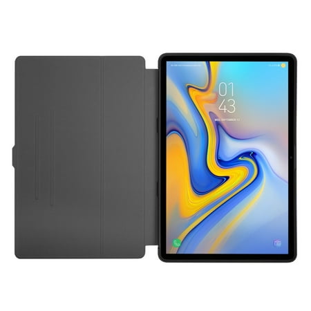 Targus - Click-In Case for 12.4" Samsung Galaxy Tab S7+, Tab S7 FE, and Tab S7 FE 5G - Black/Charcoal