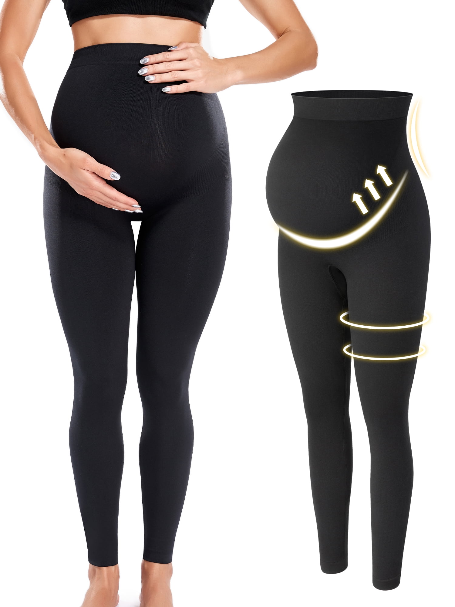 High Waist Pregnant Women Slim Leggings Maternity Fabric Pregnancy Yoga Pants 