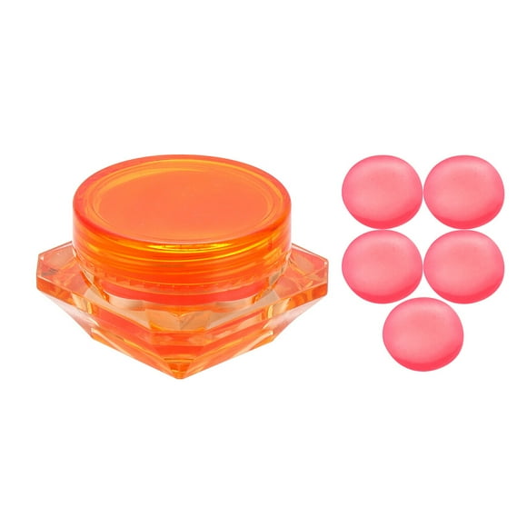Glue Clay Storage Box DIY Diamond Painting Drilling Mud Tools Set for Embroidery Craft, Orange