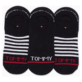 thumbnail image 2 of Tommy Hilfiger Mens 3-Pk. Sneaker Liner Sock Black 10-13, 2 of 2