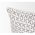 thumbnail image 6 of Mercana Jayden Cream W/ Black Print Linen Lumbar Decorative Pillow Cover, 6 of 7