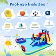 thumbnail image 6 of CIPACHO 10 in 1 Giant Kids Water Park, Kids Inflatable Bouncer with Slide, Splash Pool, Water Gun, Basketball, Climbing Wall, Soccer and Blower, 6 of 7
