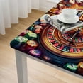 thumbnail image 4 of nygtbtfer Poker Games Machine Washable Outdoor Indoor Tablecloths Abstract Colorful Chips Poker Cards Print Machine Washable Cleanable Decorative Table Cover,Elastic Edge&nbsp;, 4 of 7