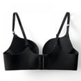 thumbnail image 2 of Summark Gathering Bra Thin One-Piece Seamless Solid Color Stretch Bra Without Steel Ring, 2 of 4