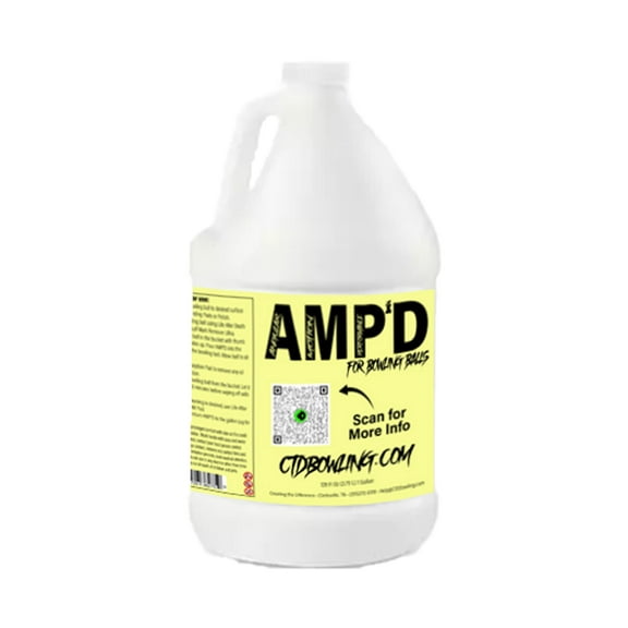 AMP'D Performance Soak | Angular Motion Performance | Bowling Performance Product | USBC Approved | More Hook Down Lane | Gallon
