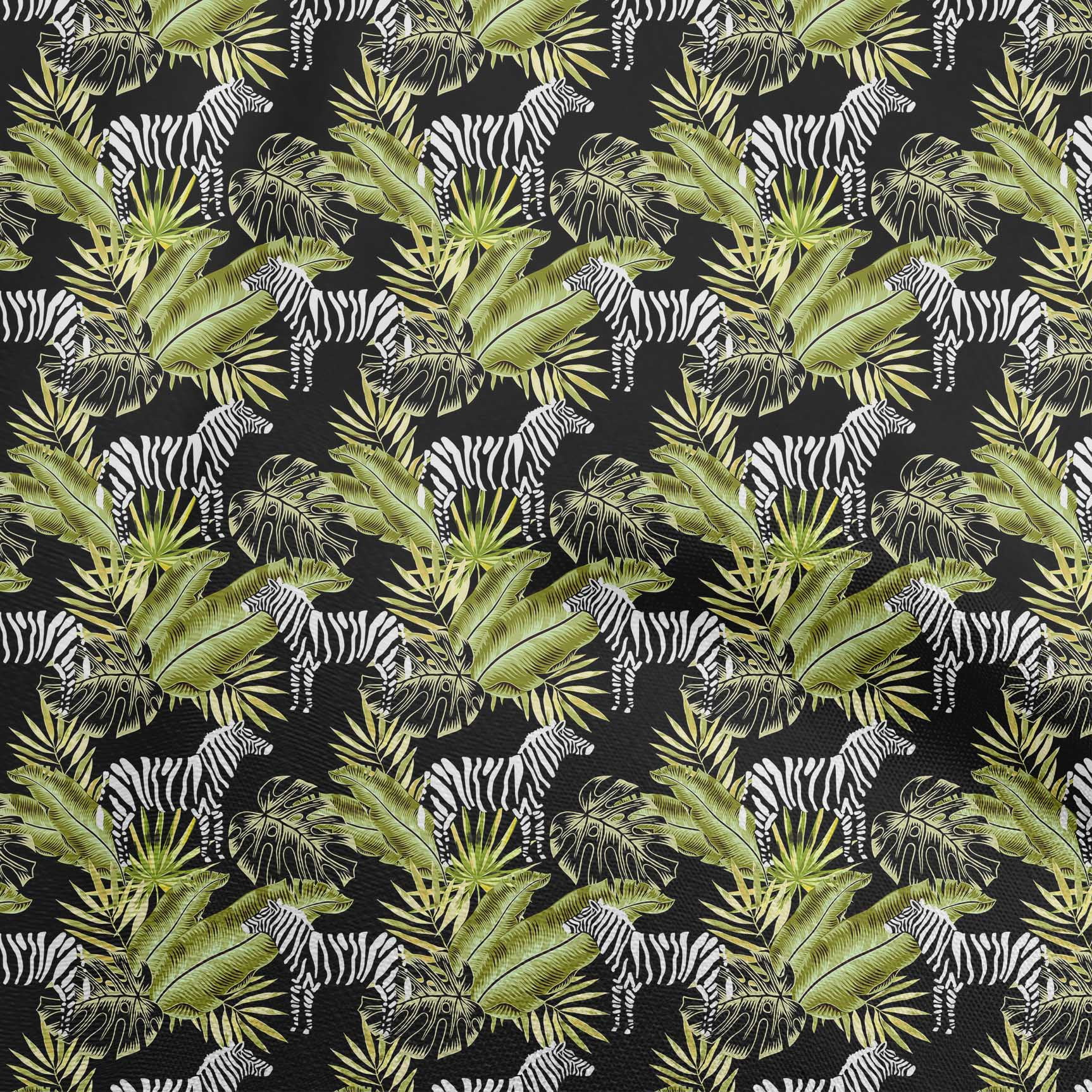 oneOone Cotton Silk Light Green Fabric Tropical Abstract Leaf With Animal  Dress Material Fabric Print Fabric By The Yard 42 Inch Wide - Walmart.com