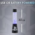 thumbnail image 3 of Lámpara nocturna Flow Lamp Paladone PlayStation con purpurina, 33 cm, 3 of 6