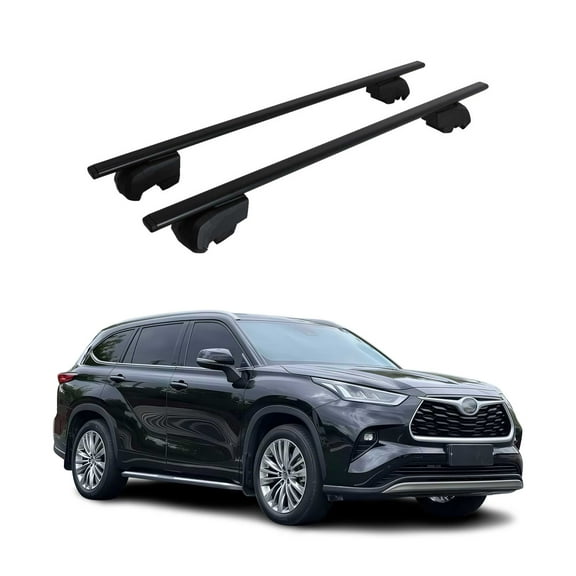 2020-2026 Toyota Highlander Roof Rack Cross Bars Black