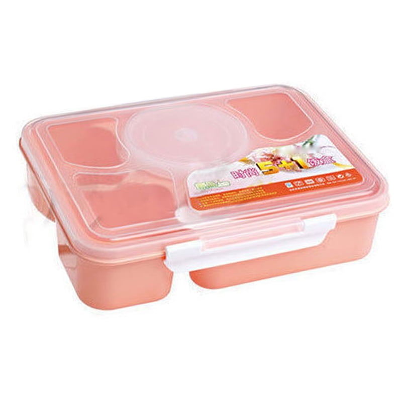 Durable Picnic Food Container Useful Microwave Bento Lunch Box Storage Box PS