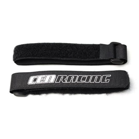 Cen Racing Differential - CEN Racing CEGCKR0406 Long Battery Straps Spare Parts Set, Black - 2 Piece