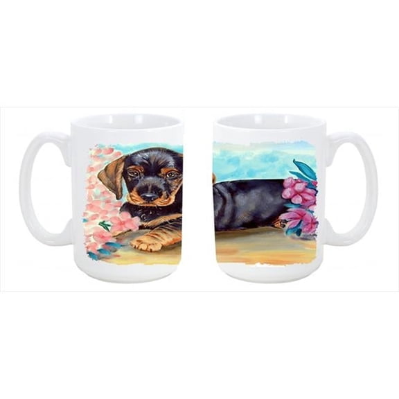 Dachshund Dishwasher Safe Microwavable Ceramic Coffee Mug 15 oz.