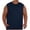Navy, variant on asjyhkr Plus Size Mens Athletic Tank Tops Mesh Stretch Sleeveless Crew Neck Shirts Gym Running Workout Shirts,L-5XL