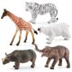 thumbnail image 5 of Mini animales salvajes de plástico, modelos de juguetes, kit de figuras de animales realistas de la jungla, 5 of 5