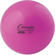 Champion Sports Field Hockey Balls, Regulation Size, 12-Pack, 2.75” Each - NFHS-Approved Sports Hockey Ball Set for Fields, Grass, Turf - Durable, Bouncy, Lightweight, Bright Colored - Pink