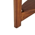thumbnail image 4 of Alaterre Monterey 60"L Console/Media Mid-Century Modern Wood Table, Warm Chestnut, 4 of 13