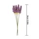 thumbnail image 3 of Bewildely Ramo de flores de hierba de trigo Artificial, 6 uds., simulación de mano pequeña y fresca, artesanía de trigo, accesorios de decoración para Plantas Artificiales morado oscuro Bewildely HA7512-06B, 3 of 6