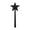 Black, variant on Star Wand Shaker Set,Fairy Wand Salt and Pepper Shakers,for Shaking Spices or Seasonings Using A Wand and Pepper Shaker Set Shaped Like A Fairy Wand.,Hecnuo