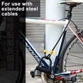thumbnail image 3 of Candado en U YONGSHENG para bicicleta alta resistencia grillete de 16 mm Y cable de seguridad de 4 pies, 3 of 4