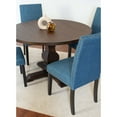 thumbnail image 6 of Roundhill Kohland Furniture 5 Piece Traditional Wood and Polyester Dining Table with Chair Blue, 6 of 7