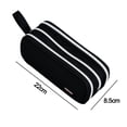 thumbnail image 2 of Large Pencil Case Big Capacity Pen Bag 3 Compartment Large Storage Pouch Marker Pen Case, 2 of 5