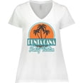 thumbnail image 3 of Inktastic Punta Cana Family Vacation Matching Women's Plus Size V-Neck T-Shirt, 3 of 5