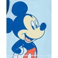 thumbnail image 4 of Conjunto de bañador Disney Mickey Mouse para bebés y niños UPF 50 o más, protector contra erupciones cutáneas, 12 meses, rayas azules, 4 of 5