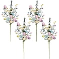 thumbnail image 1 of Aerosoles Artificiales de Pascua, 17.8 Pulgadas, Huevos de Pascua de Imitación Pastel, Ramas de Bayas con Flores de Margaritas Falsas, Tallos Florales de Primavera de, 1 of 3