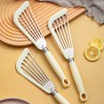 thumbnail image 3 of Homerr Cooking Spatula Frying Shovel Cooking Spatula Non slip Long Handle Hollow Out Multifunctional Stainless Steel Silicone Fish Shovel, 3 of 7