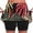 Multicolor(New)B, variant on Women's Yoga Shorts Fashionable Printed Active Shorts High-Waisted Stretch Shorts Casual Double-Layer Modesty-Protecting Breathable Quick-Dry Shorts