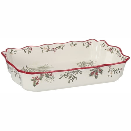 - Better Homes and Gardens Heritage Collection Stoneware Rectangle Casserole Dish