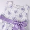 thumbnail image 5 of Girl's Embroidered Dress Girl's Evening Lace Princess Dress Flower Girl Mesh Fluffy Dress Pink, 5 of 7