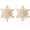 Flower/Rhienstone/Gold, variant on Snowflake Earrings for Women Cubic Zirconia Rhinestone Flower Dangle Drop Earrings Hypoallergenic Sterling Silver Post Christmas Fashion Jewelry Gift