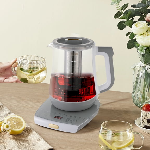 Electric Tea Kettle with Infuser Fast Boiling Tea Kettle 40-90°C 800W 0.48gal