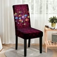 Anckoeil Christmas Dining Chair Covers Chair Back Covers Removable
