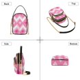 thumbnail image 3 of FORMRS Crossbody Bag for Women Quilted Travel Shoulder Cell Phone Purse with Chain Strap Handbag, Heart Geometric, 3 of 7