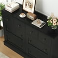 thumbnail image 7 of Homfa Horizontal Black Dresser with 8 Drawers, Combo Bedroom Dresser, Wood Chest of Drawers for Living Room, 7 of 7