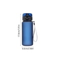 thumbnail image 3 of AuroraX Running Water Bottles Clear Water Bottles,Plastic Leak Proof Sport Small 16 oz Water Bottles,Water Cup Blue, 3 of 6