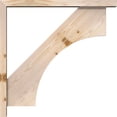 thumbnail image 3 of Ekena Millwork 3 1/2"W x 28"D x 28"H Westlake Block Smooth Bracket w/ Offset Brace, Douglas Fir, 3 of 25