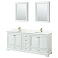 thumbnail image 5 of Wyndham Collection Wcs202080d-Qtz-Unsmed Deborah 80" Free Standing Double Basin Vanity Set, 5 of 7