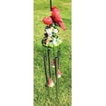 thumbnail image 2 of Pretty Red Crest Cardinal Birds Resonant Relaxing Wind Chime Patio Garden Decor, 2 of 4