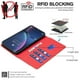 thumbnail image 3 of BINFEN COLOR BF33 for Samsung Galaxy A56 Leather Case Splicing Color RFID Blocking - Black, 3 of 5
