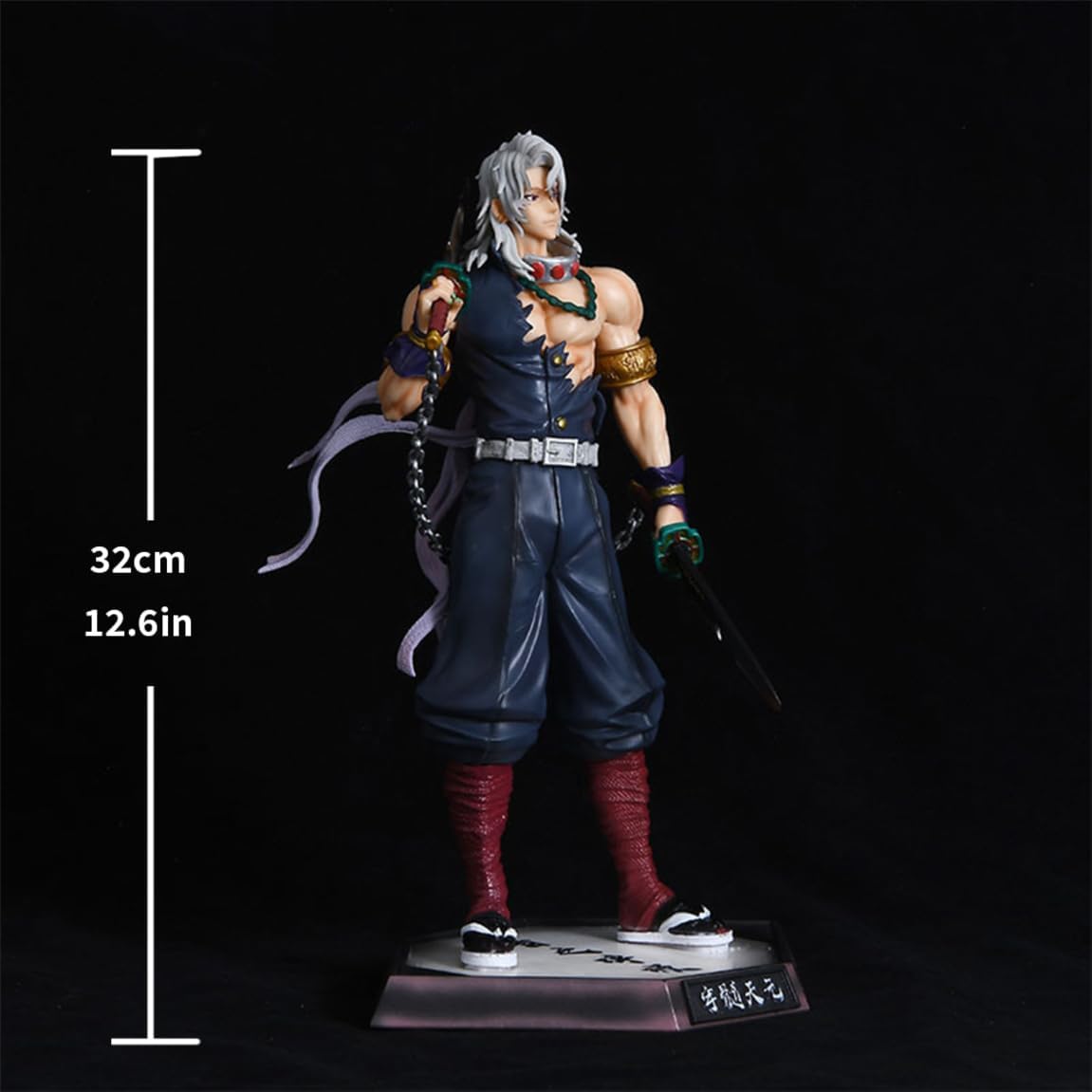 New Uzui Tengen (Standing Ver) Character Anime Model Statue Action Figures Desktop Ornament Popular Decorations Fan Souvenirs Creative Gift Collectable