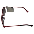 thumbnail image 6 of Converse Men Sunglass Red Rectangle Aviator Fashion Metal Smoke Lens H080, 6 of 6