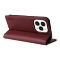 thumbnail image 3 of Allytech Case for iPhone 14 Pro 6.1",Leather Wallet Folding Case Kickstand and RFID Blocking Credit Card Slots Magnetic Closure Compatible with iPhone 14 Pro, Winered, 3 of 8