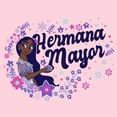 thumbnail image 2 of Junior's Encanto Isabela Hermana Mayor with Flower  Graphic Tee Light Pink Large, 2 of 3