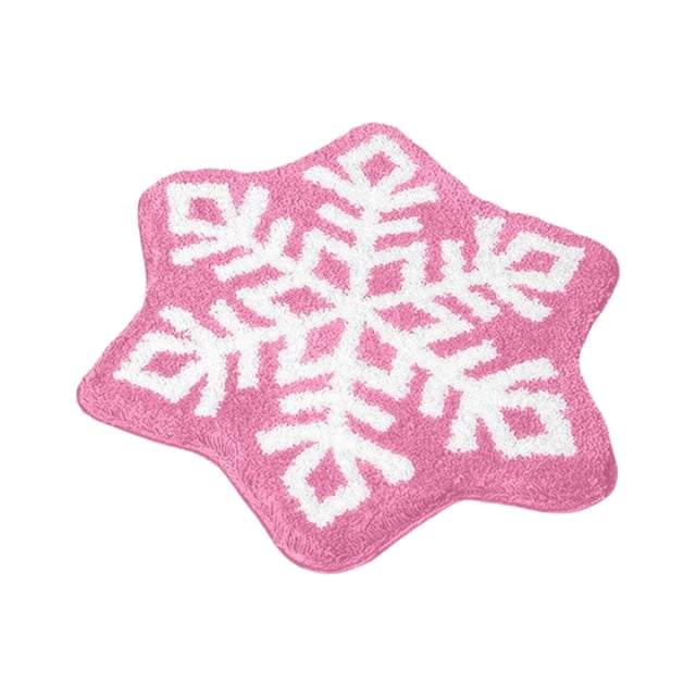 Sofa Vama Ropa de Cama Manta navideña de imitación cachemir para mecedora, manta antideslizante para mecedora de Nochebuena, cojín hexagonal con copos de nieve. for Navideño