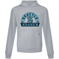 thumbnail image 2 of Men's Levelwear Gray Seattle Kraken Relay Banner Arch Pullover Hoodie, 2 of 3